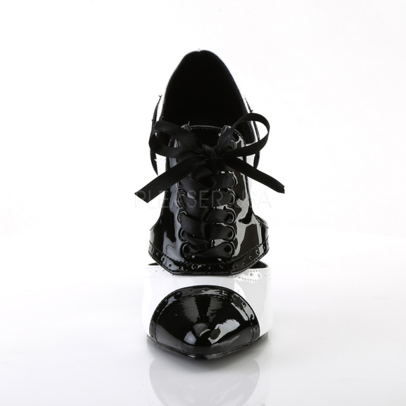 Pointed Toe Lace Up High Heel Ankle Boots - Picture 3 of 4
